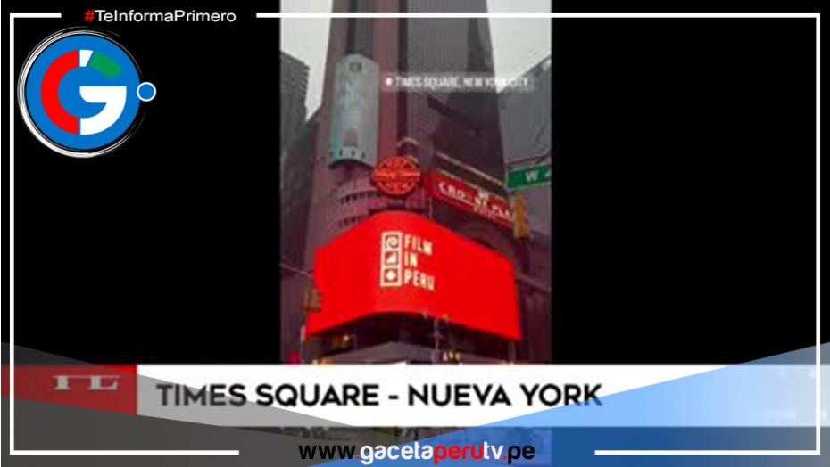 Machu Picchu Se Luce En El Times Square Tras El Estreno De