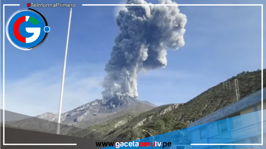 Aumenta el nivel de alerta del Volcán Ubinas a naranja tras la emisión