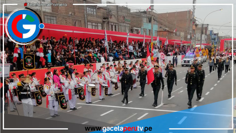 Gran Desfile Cívico Escolar en Comas reúne a más de 150 colegios en la