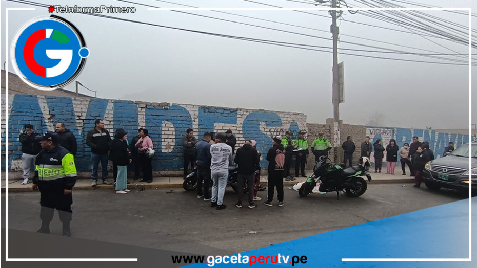 Ate Un hombre fallece tras despiste de su motocicleta Gaceta Perú TV