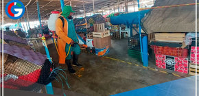 Chiclayo: desinfectan mercados para evitar contagios por la variante delta 