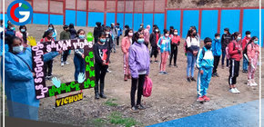 Escolares de 100 colegios de Huari reciben clases en modalidad semipresencial 