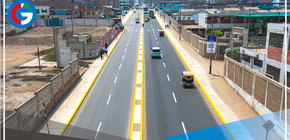 Renuevan pistas y señalización horizontal en la av. Manuel Prado en Carabayllo