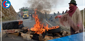 18 detenidos durante las protestas en Ecuador por el precio del combustible
