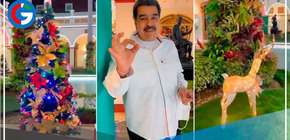 Navidad en Octubre: Nicolás Maduro adelanta los festejos navideños en el Palacio de Miraflores 