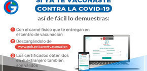 Aquí puedes descarga tu certificado de vacunación de manera rápida y sencilla 