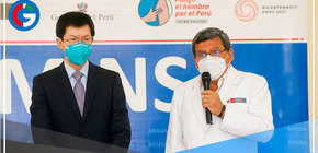 Minsa recibe donación de un millón de dosis de Sinopharm 