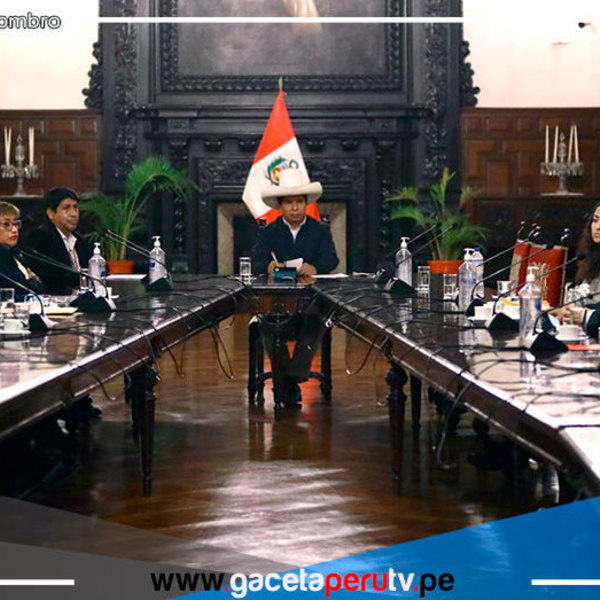 El presidente Pedro Castillo se reunió con las asociaciones de radio y televisión de las regiones y el colegio de periodistas del Perú