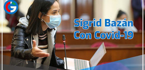 Congresista Sigrid Bazán dio positivo al covid-19 