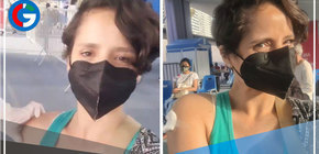 Melania Urbina recibió la tercera dosis de la vacuna contra la COVID-19