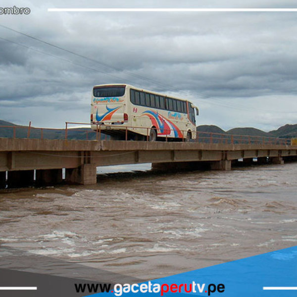 Declaran al río Huancané en alerta naranja e Indeci advierte que podría causar daños 