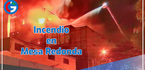 Incendio se registra en galería del Jirón Andahuaylas 