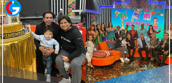 Ernesto Pimentel celebra su cumpleaños con sorpresa de su hijo Gael en El reventonazo