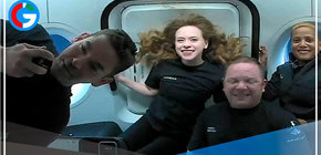 Los cuatro pasajeros de SpaceX regresan a la Tierra luego de tres días en el espacio 