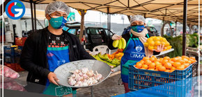 Alimentos a precios al por mayor en Mercado Móvil en el Rímac 