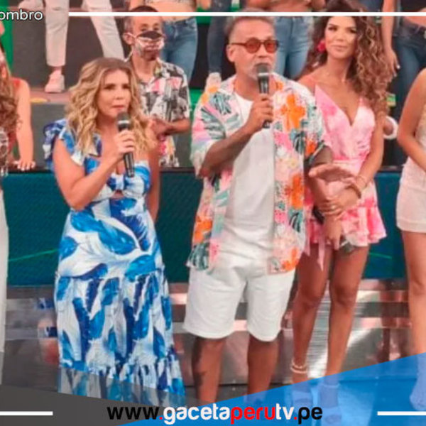 Roger del Águila y Johanna San Miguel son los conductores del programa de concursos "Esto es Habacilar"