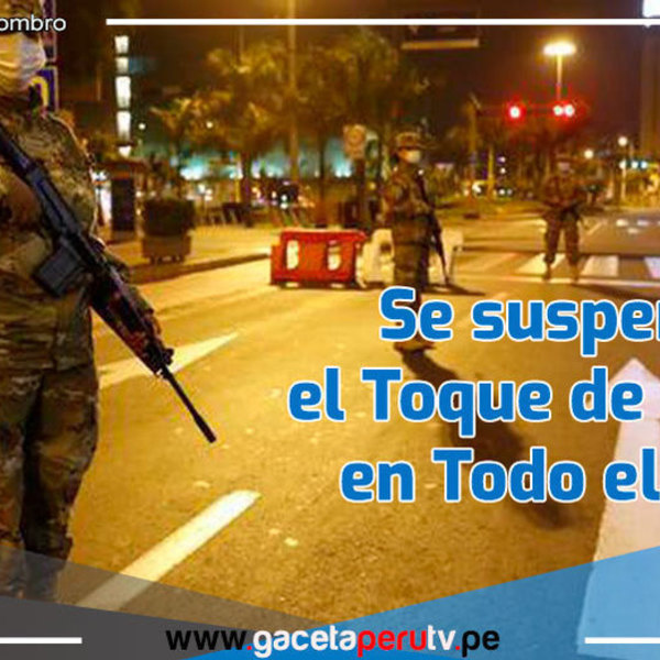 Ya no habrá toque de queda en el Perú, lo anunció el Minsa