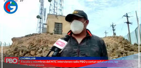 Las oficinas de Radio PBO fueron intervenidas por operar sin autorización del MTC