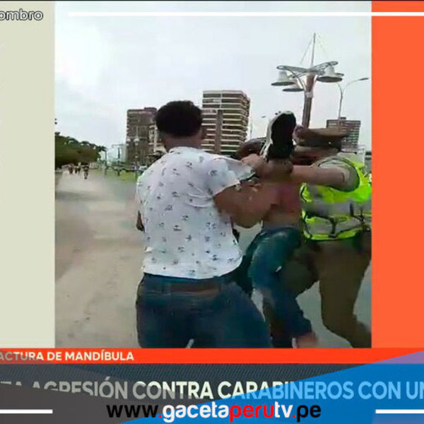 Venezolanos atacaron a policías en Chile