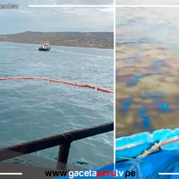 Nuevo derrame de petróleo en el mar de la playa Cabo Blanco en Piura