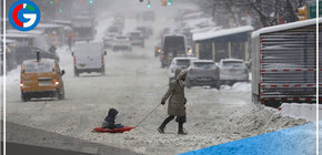 E.E.U.U.: El ciclón bomba dejó nieve, frío, cortes de luz y suspensión de vuelos 