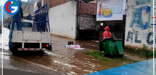 Cajamarca soportó una fuerte lluvia con descargas eléctricas