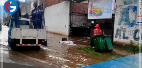 Cajamarca soportó una fuerte lluvia con descargas eléctricas