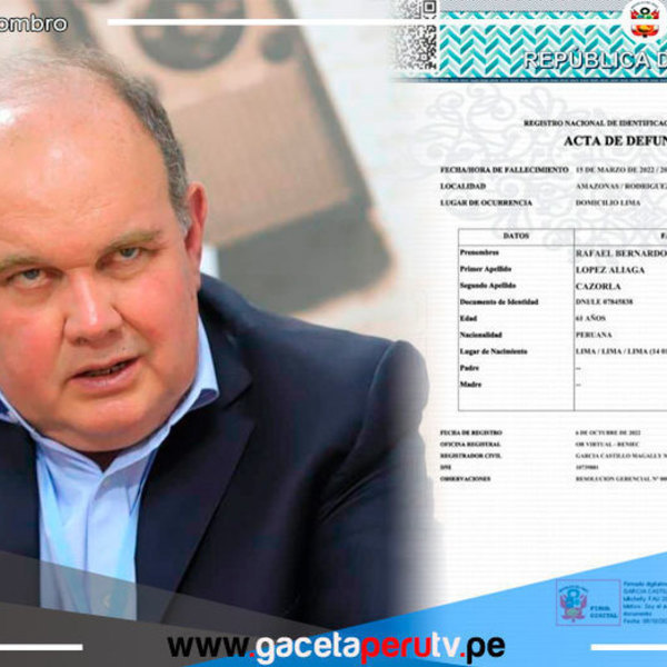 Rafael López Aliaga denunció que figura como fallecido en el registro de Reniec