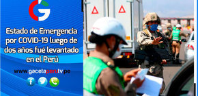 Levantan el Estado de Emergencia por COVID-19 en el Perú