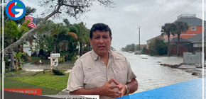 Huracán Nicole inunda calles del Estado de Florida en EE.UU.