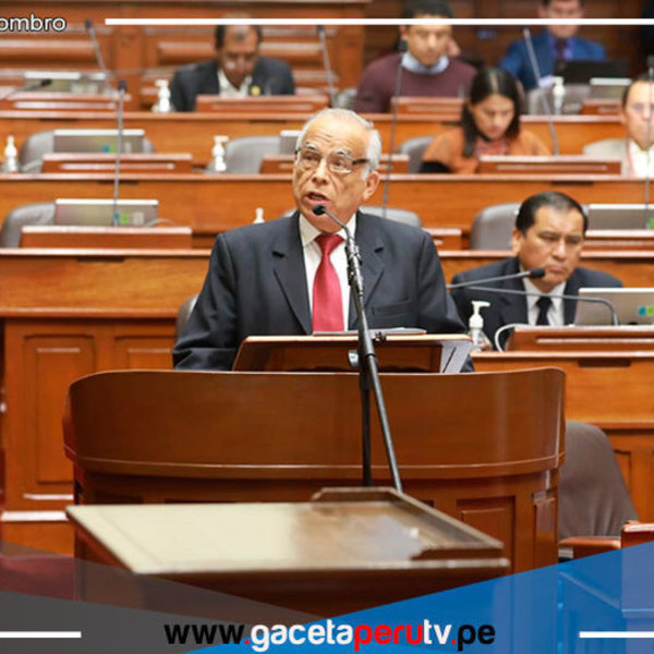 Premier planteó cuestión de confianza ante el Congreso de la República