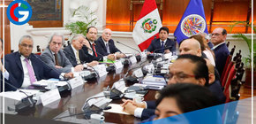 Representantes de la OEA se reune con Pedro castillo 