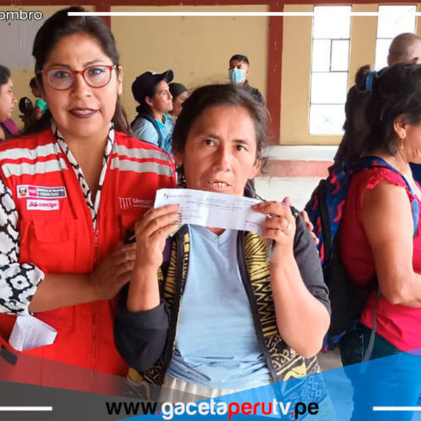 Carritos pagadores entregan pensión de S/300 del programa Contigo a usuarios de zonas rurales