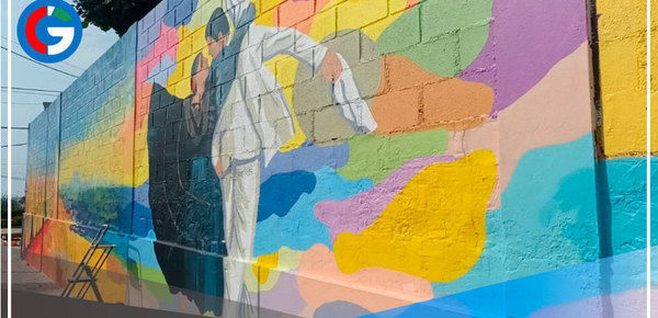 Artistas llenan de color las calles de Trujillo con mural pacto por la cultura al 2030