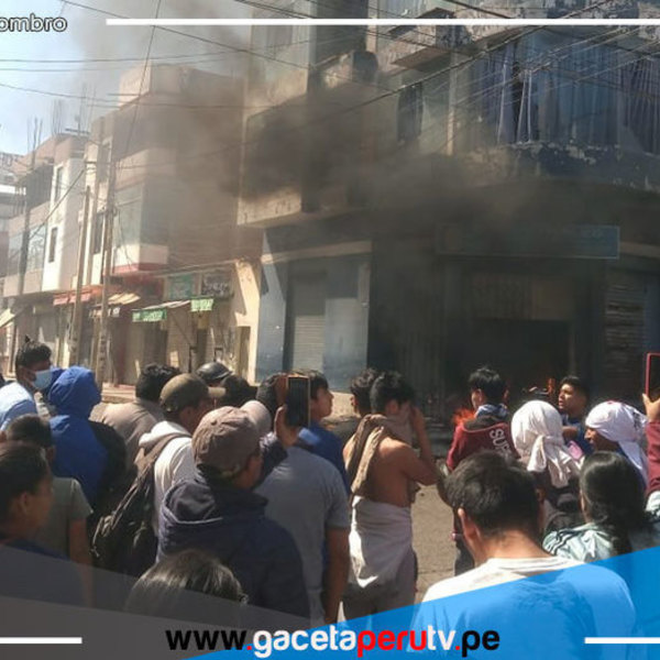 Saquean sede del Ministerio Público de Huanta tras muerte de estudiante