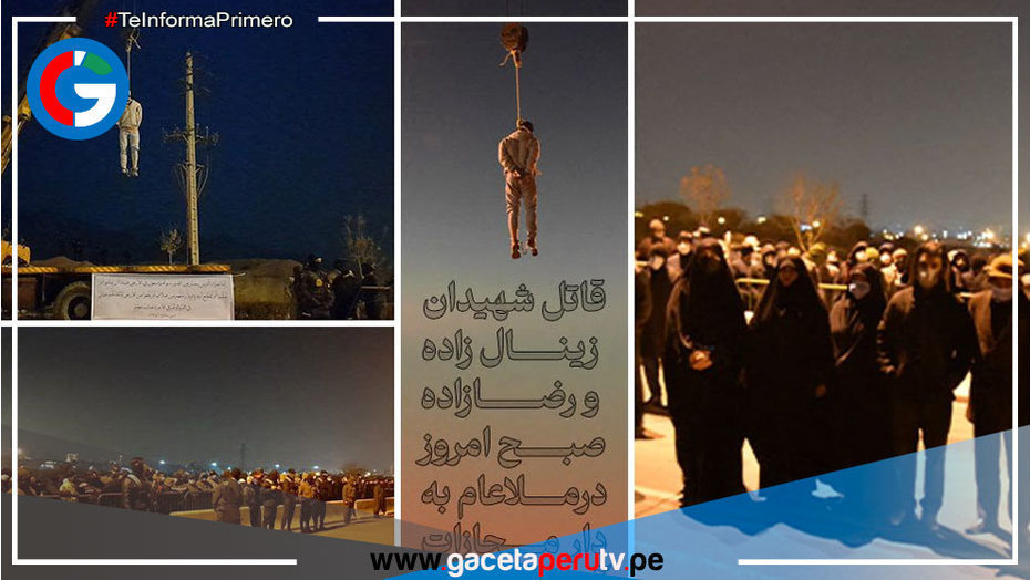Irán ahorca en público a joven Majidreza Rahnavard