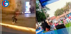 Delincuentes irrumpen a balazos en una chocolatada infantil y matan a uno de los asistentes en los Olivos