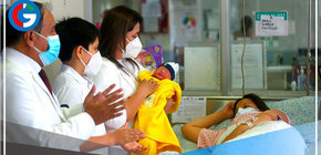 Eytan, Carlos y Emily fueron los primeros bebés nacidos la Navidad del 2022