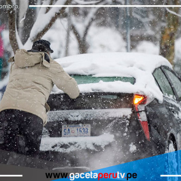 E.E.U.U.: No hay compatriotas peruanos afectados por tormenta invernal