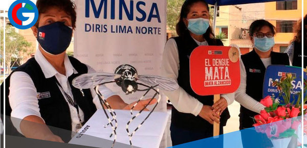 Personal del Minsa hace barrido casa por casa en Collique para controlar el Dengue