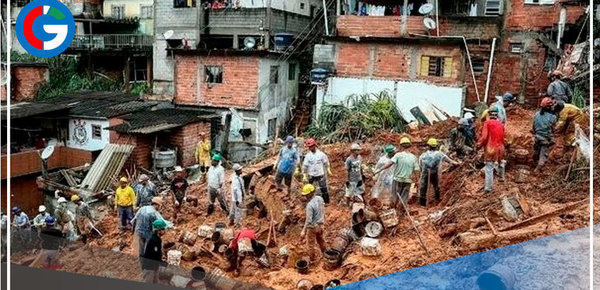 Lluvias en Sao Paulo causan 28 muertos y 3 mil familias desalojadas 