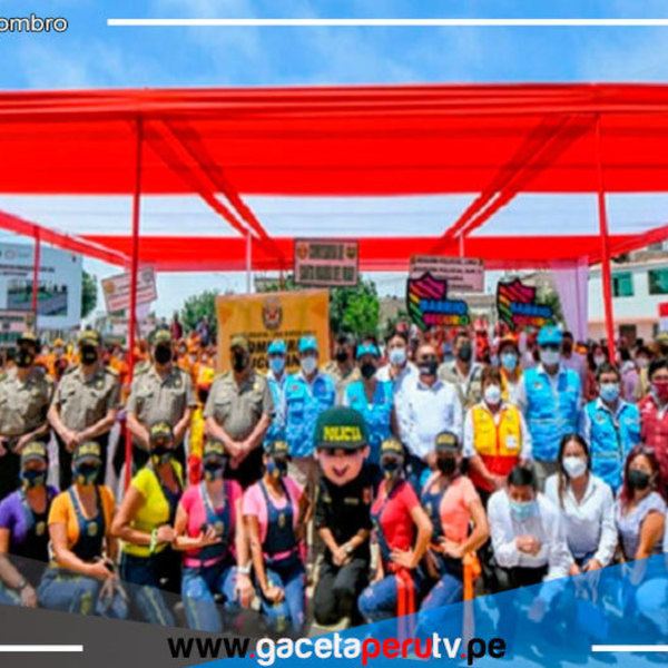 Estrategia multisectorial Barrio Seguro llega a 100 distritos del país