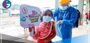 Gobierno logró vacunar a más de 300 mil niños y niñas en Semana Santa 