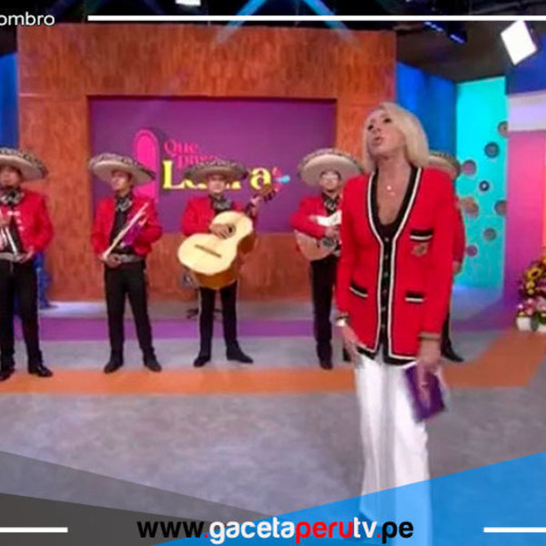 Laura Bozzo tuvo bienvenida con mariachi en su regreso a la televisión