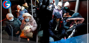 Los residentes ucranianos son atacados al intentar huir de su país