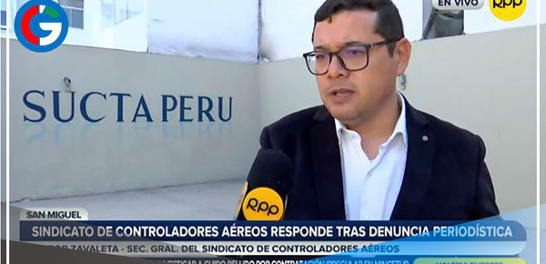 Controlador aéreo rechaza solicitud y confirma pago S/7100