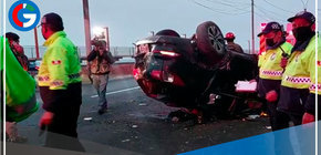 Accidente de tránsito dejó cuatro heridos en la Costa Verde