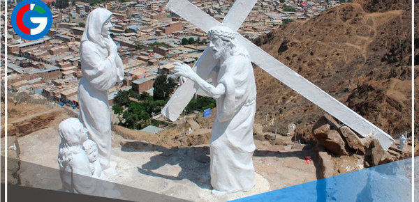 La Libertad: Restauran esculturas religiosas y se prepara para celebrar Semana Santa 