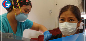 Trabajadores del Hospital Vitarte reciben cuarta dosis de la vacuna 