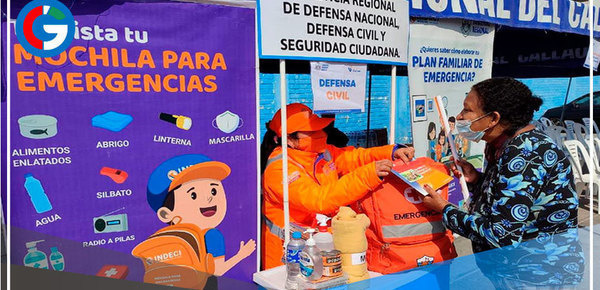 Callao: Exhortan a la ciudadanía implementar una mochila de emergencia en casa 